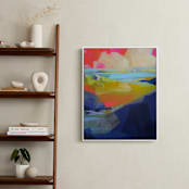 "Gone Coastal" - Art Print in Deep Blue by Jess Franks - In a Room