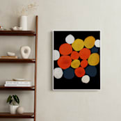 "Unity" - Art Print in Spice orange by Deborah Velasquez - In a Room
