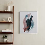 "Mark No. 3" - Art Print in Dark Teal by Kara Schlabaugh - In a Room