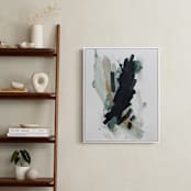 "Mark No. 5" - Art Print in Navy Blue by Kara Schlabaugh - In a Room