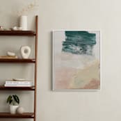 "The Layers Beneath" - Art Print in lush green by Lauren Packard - In a Room