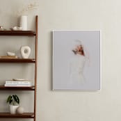 "The Figure" - Art Print in Neutral by Lori Wemple - In a Room