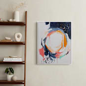 "Light in dark" - Art Print in gold fever orange by Jihye Back Kim - In a Room