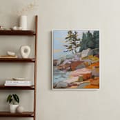 "Step Up / Step Out I" - Art Print in Multi by Jess Franks - In a Room