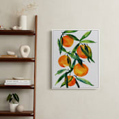 "Tangerine" - Art Print in Tangerine by Alexandra Dzh - In a Room