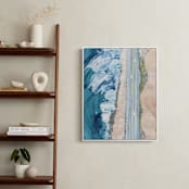 "Pacific Coast Highway" - Art Print in Pacific Teal by Denise Wong - In a Room