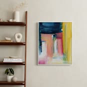 "Flags" - Art Print in midnight by Lindsay Megahed - In a Room