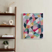 "Kaleidoscope No.1" - Art Print in Cerise by Hooray Creative - In a Room