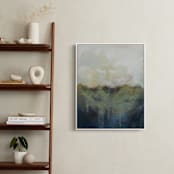 "Neutral Ground" - Art Print in Moss Green by Lorent and Leif - In a Room