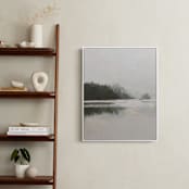 "LakeView II" - Art Print in Misty Grey by Amy Hall - In a Room
