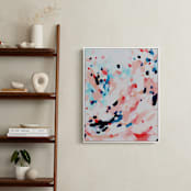 "Grapefruity Too" - Art Print in Coral by Katie Craig - In a Room