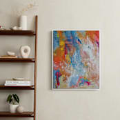 "Retract" - Art Print in White by LaDara McKinnon - In a Room
