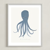 "octopus tentacles" - Art Print in atlantic by Karidy Walker - Framed