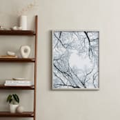 "Winter's Dance No. 1" - Art Print in Icy Aqua by Courtney Crane - In a Room