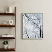 "Winter's Dance No. 2" - Art Print in Icy Aqua by Courtney Crane - In a Room