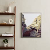 "Contour Study No. 1" - Art Print in Sandstone by Courtney Crane - In a Room