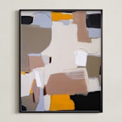 "The Way with Woods no.1" - Art Print in beige by Shina Choi - Framed