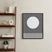 "Moon Beam " - Art Print in Asphalt by Kisco Print Shop - In a Room