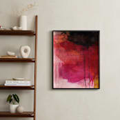 "Be Unapologetically Bold" - Art Print in Crimson by Artsy Canvas Girl Designs - In a Room