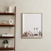 "Beach Houses 2" - Art Print in beach by Kamala Nahas - In a Room