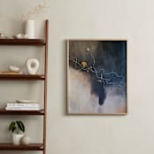 "Unto Ashes" - Art Print in Midnight Blue by Christine Olmstead - In a Room