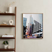 "Travel through Prism" - Art Print in cool grey by Van Tsao - In a Room