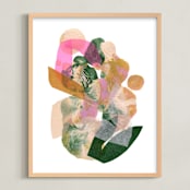 "botanical storm" - Art Print in garden by Carrie Moradi - Framed