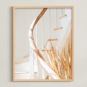 "stair" - Art Print in color by jessi gilbert - Framed