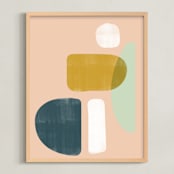 "balance no.2" - Art Print in golden hour by Lindsay Stetson Thompson - Framed