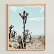 "Dean" - Art Print in desert skies by Kristi Jackson - Framed