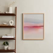 "Sailors Delight" - Art Print in Pink Skies by Karen Kardatzke - In a Room