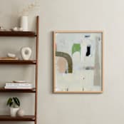 "Nautical Collage 3" - Art Print in olive by Lindsay Megahed - In a Room