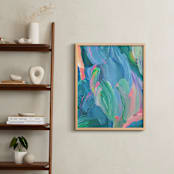 "Get Ready for the Flood" - Art Print in Pastel Blue by Frances Sousa - In a Room