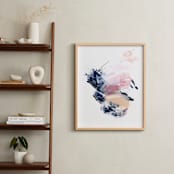 "Eat Flowers no.1" - Art Print in Deep Blue by Melissa McGill - In a Room
