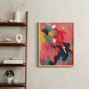 "You are all I need" - Art Print in coral by Svitlana Martynjuk - In a Room