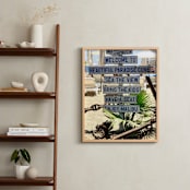 "Paradise Cove Malibu" - Art Print in sand beige by Sea and Sky - In a Room