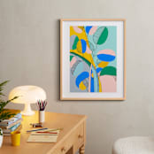 "Plant Paradise #2" - Art Print in Dandelion by Nikita Jariwala - In a Room