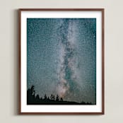 "Light In The Darkness" - Art Print in Night Sky by Rob Wilson - Framed