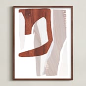 "Valentina 2" - Art Print in Desert Sunset by Jennifer Daily - Framed