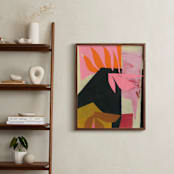 "Blaze" - Art Print in Pretty Pink by cyrille gulassa - In a Room