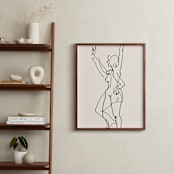 "Transfiguration 02" - Art Print in Ivory Black by Catilustre - In a Room