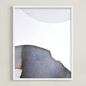 "Moon Tides II" - Art Print in Cosmic Indigo by Eloise Bound - Framed
