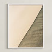 "Sahara Desert" - Art Print in Original Color by Therese d - Framed