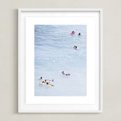 "I Got That Sunshine In My Pocket I" - Art Print in Sea Blue by Summer Strauch - Framed