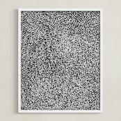 "10,000 Grains" - Art Print in Charcoal by Bryn Wears-Fitipaldi - Framed
