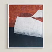 "This Old Dream" - Art Print in Terra Cotta by Jennifer Daily - Framed