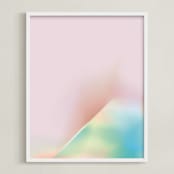 "Lune" - Art Print in Moon by Lori Wemple - Framed