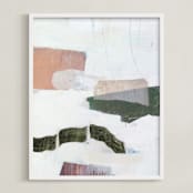 "Monuments 1" - Art Print in Desert Sunset by Jennifer Daily - Framed