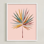 "Chic Palm" - Art Print in retro by lulu and isabelle - Framed