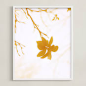 "Morning II" - Art Print in Amber by Stellax Creative - Framed